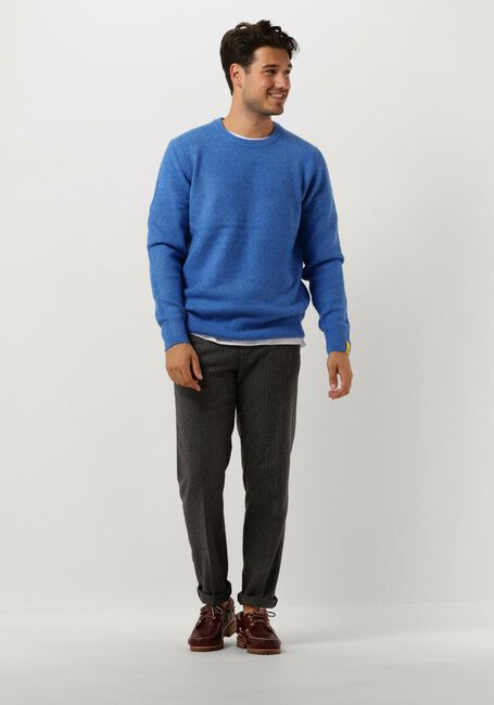 Blauwe SCOTCH & SODA Trui REGULAR FIT SOFTY-KNIT MELANGE PULL - large