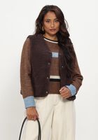 Bruine OBJECT Gilet OBJELLA WAISTCOAT NOOS