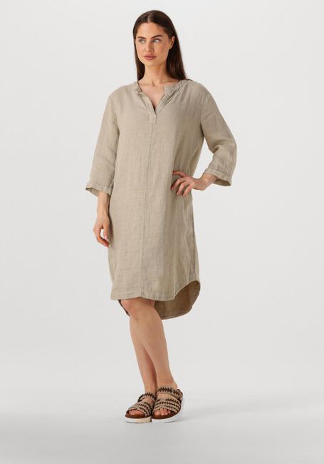 NUKUS Robe midi KATE DRESS MIX en beige - large