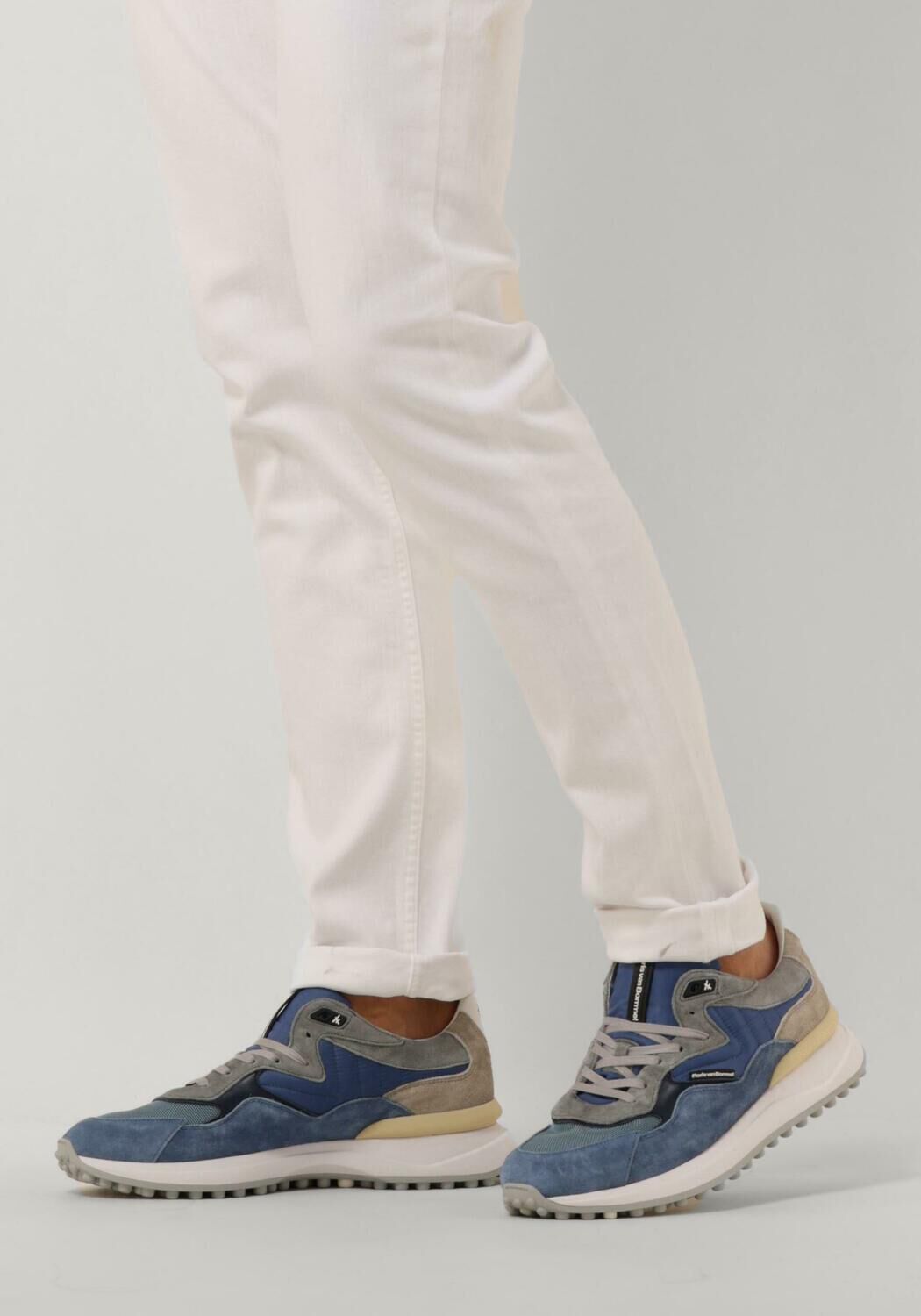 FLORIS VAN BOMMEL Baskets basses SFM-10152 en bleu - large