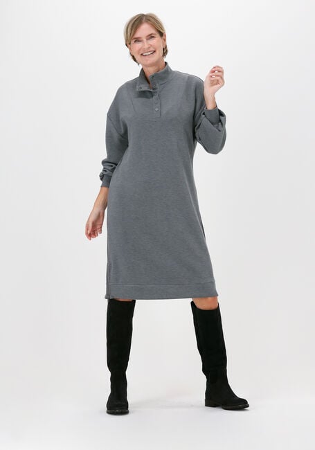 Grijze SIMPLE Midi jurk BLAIR - large