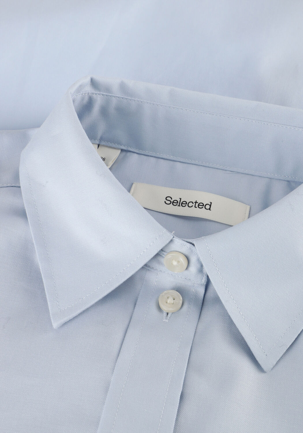 SELECTED WOMEN SLFESTER LS OVERSIZE SHIRT Blouses en bleu - large