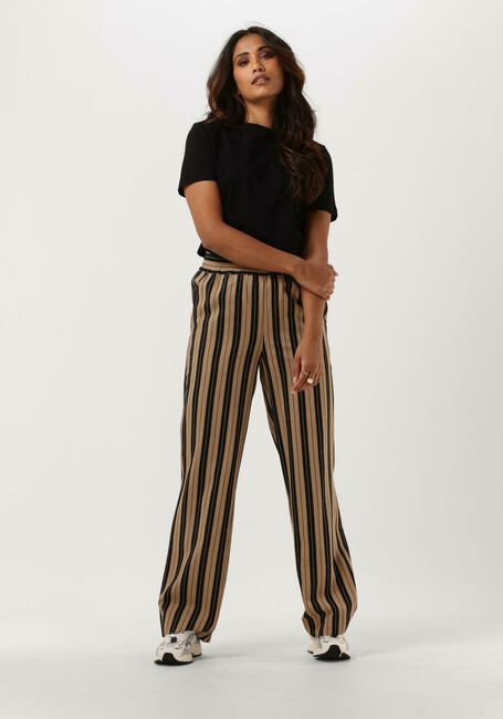 RUBY TUESDAY Pantalon large MINAS STRAIGHT LEG PANTS en camel - large