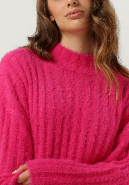 Roze SIMPLE Trui KNIT-NY-RIB-23-1 - large