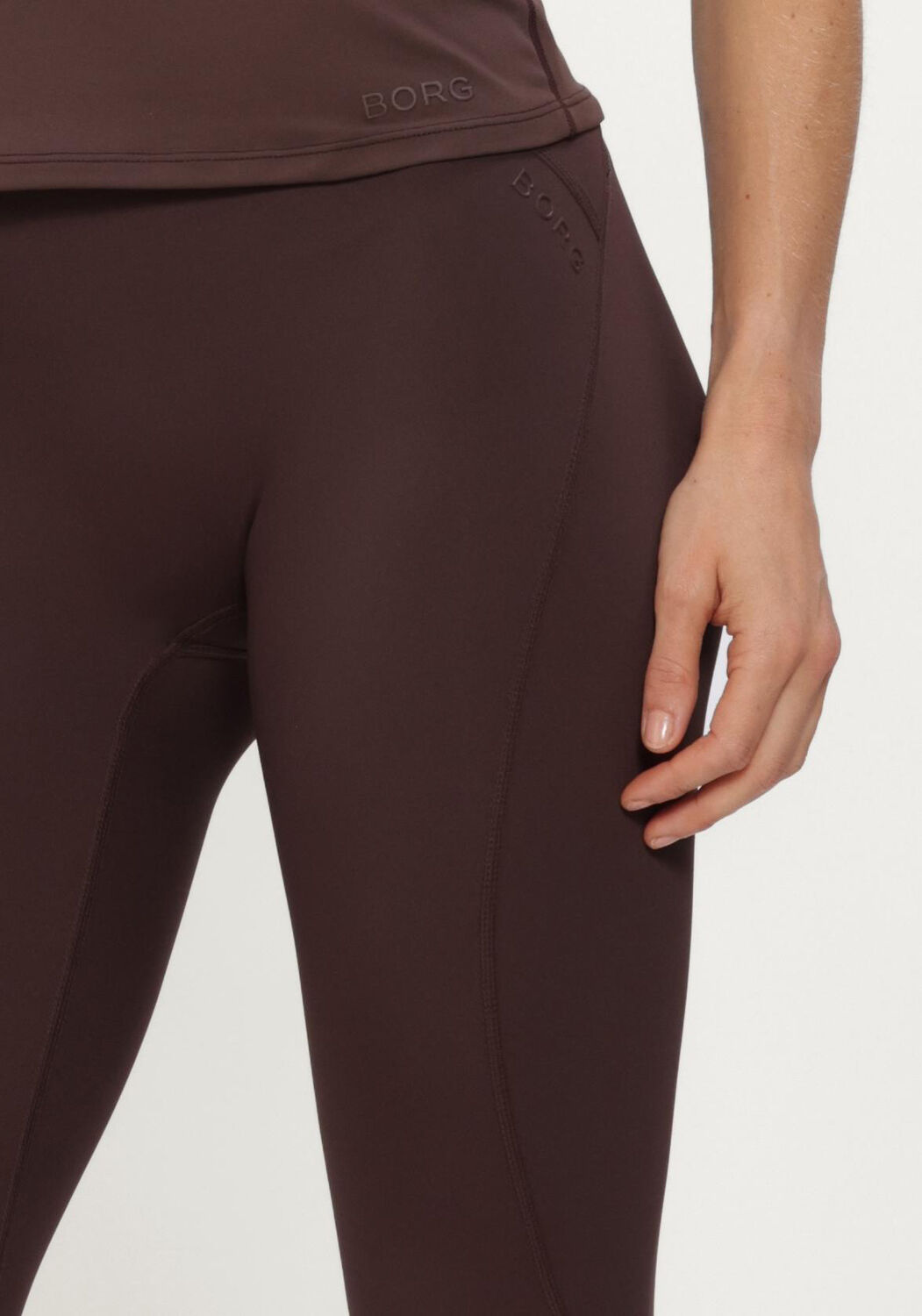 BJORN BORG BORG SLEEK TIGHTS Pantalons en marron - large