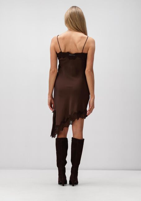 Bruine HAUTE L'AMITI&Eacute; Jurken NAOMI ASYM LINGERIE DRESS - large