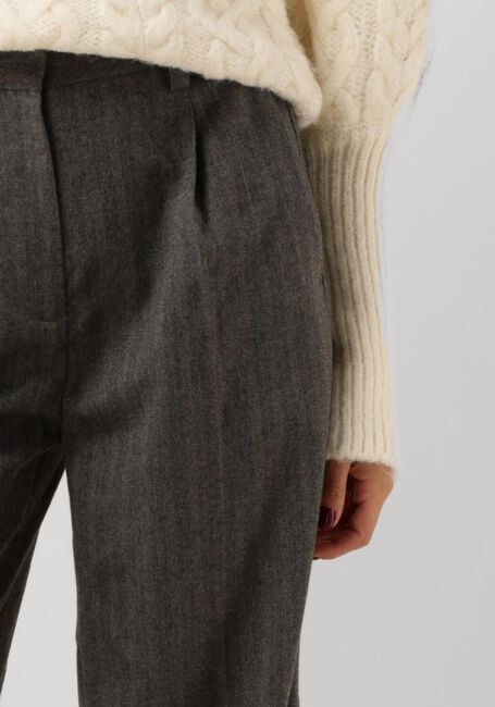 SECOND FEMALE Pantalon HOLLANDA TROUSERS Gris foncé - large