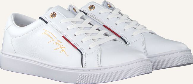 Witte TOMMY HILFIGER Sneakers SIGNATURE Witte TOMMY HILFIGER Sneakers SIGNATURE - large