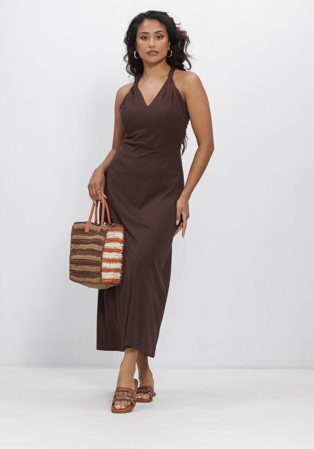 Bruine INWEAR T-shirt PENNIEIW LONG DRESS - large