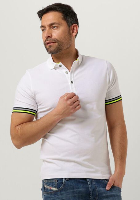 GENTI Polo J7008-1219 en blanc - large