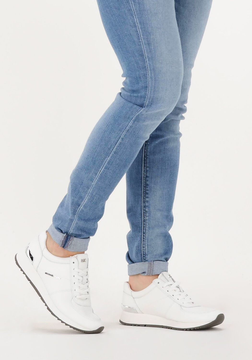 MICHAEL KORS Baskets ALLIE TRAINER en blanc  - large