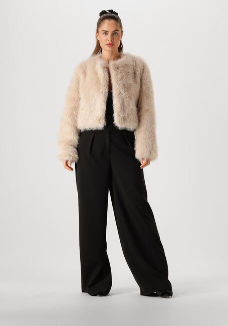 Beige OMODA ATELIER Faux fur jas X IRIS - IMRE - large