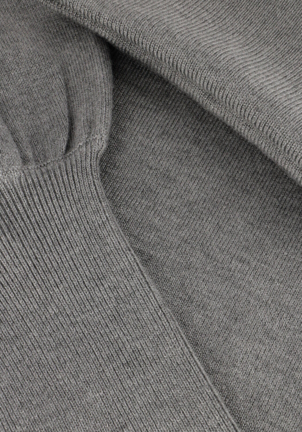 Grijze NOTRE-V Coltrui BASIC KNIT BLOUSE - large