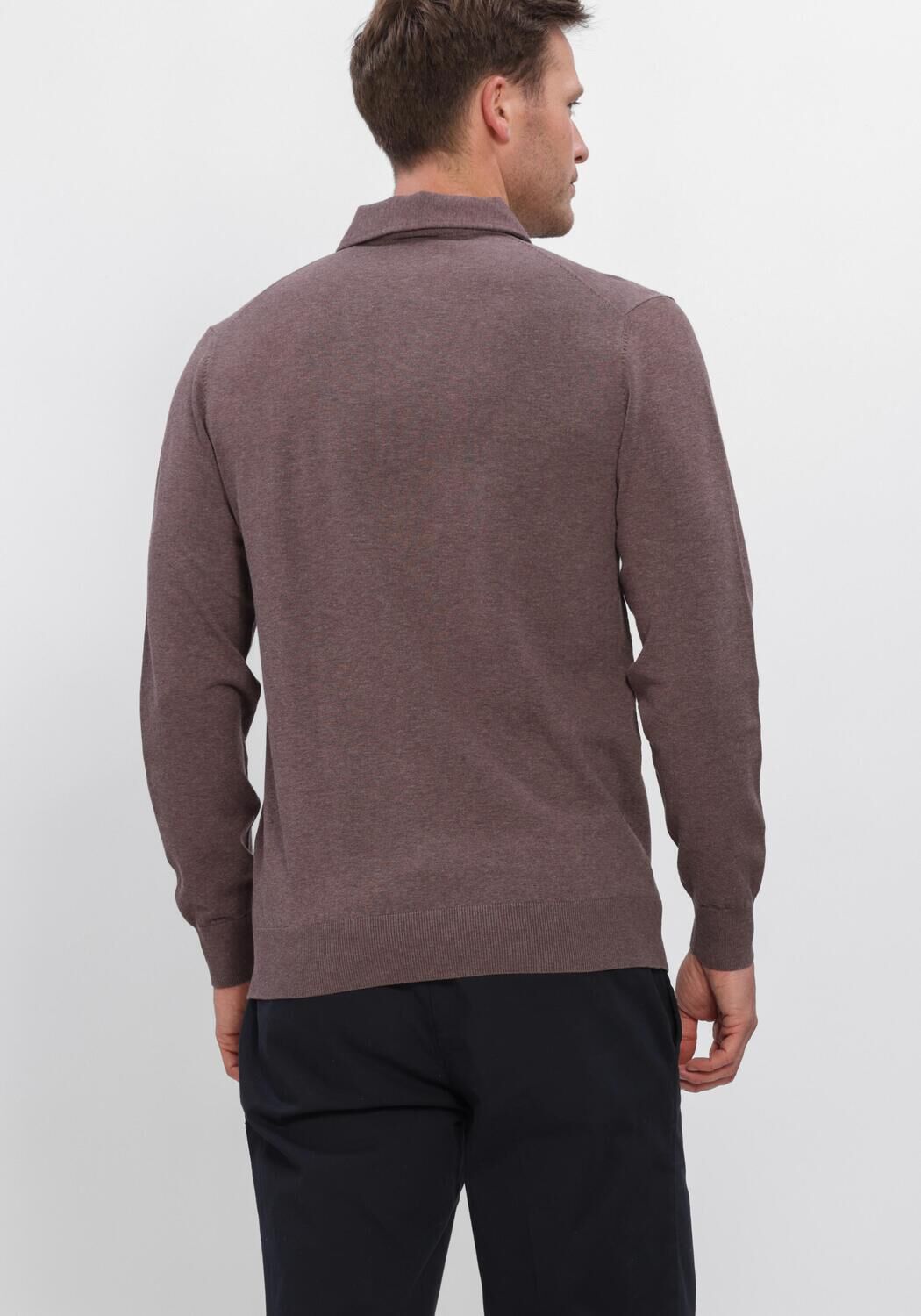 Bordeaux PROFUOMO Trui LUXURY BASIC - large