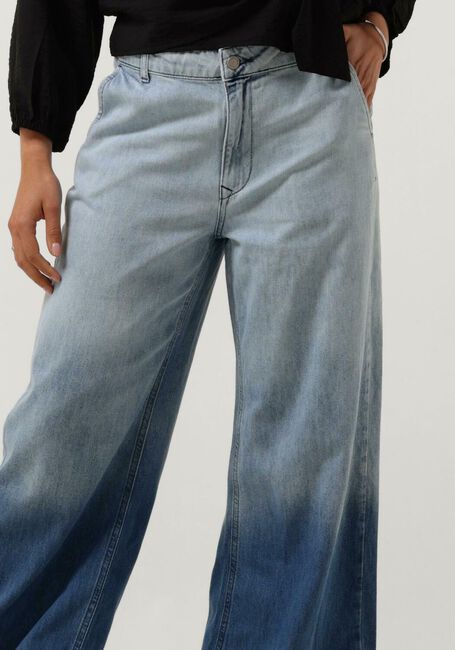 Lichtblauwe MY ESSENTIAL WARDROBE Straight leg jeans MALOMW 143 WIDE - large