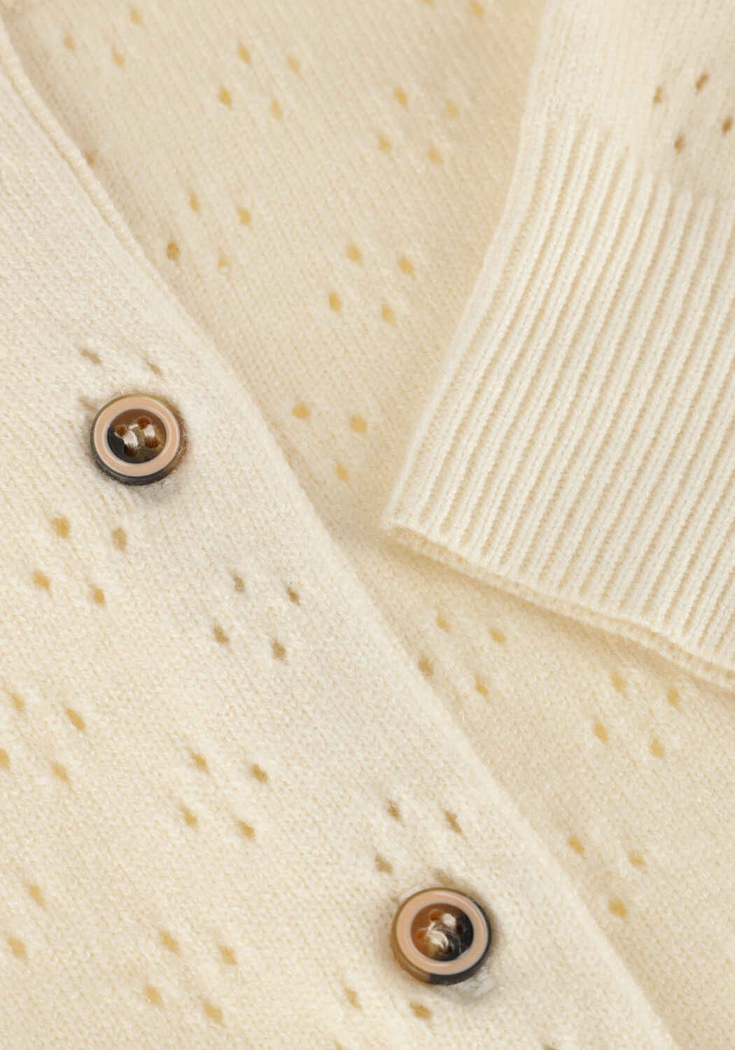 NONO Gilet ALIA KNITTED CARDIGAN &Eacute;cru - large