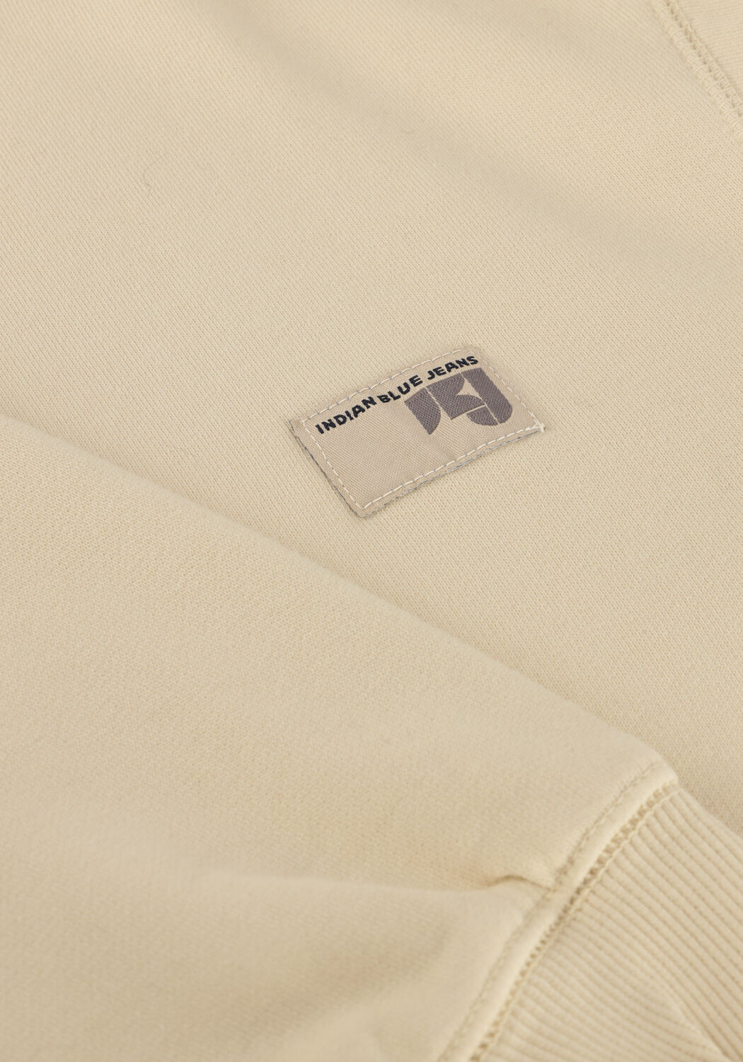 Ecru INDIAN BLUE JEANS Trui OVERSIZED SWEATER IBJ WASHED - large