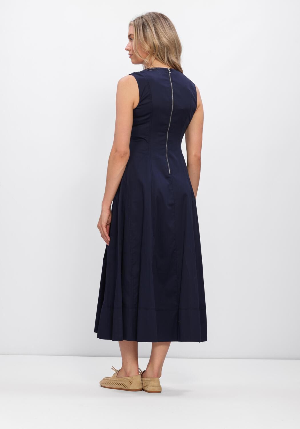 Y.A.S. Robe maxi YASVERNA SL LONG DRESS Bleu fonc&eacute; - large