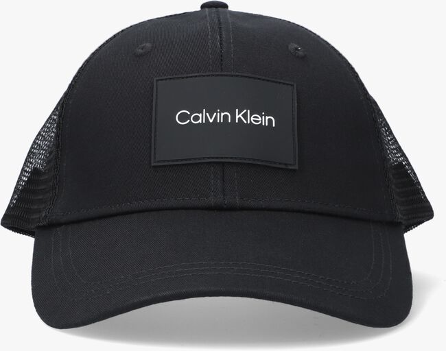 CALVIN KLEIN PATCH TRUCKER TE Casquette en noir - large