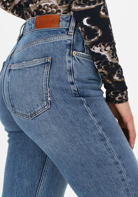 SCOTCH & SODA Slim fit jeans HIGH FIVE HIGH-RISE SLIM CONTA en bleu - large