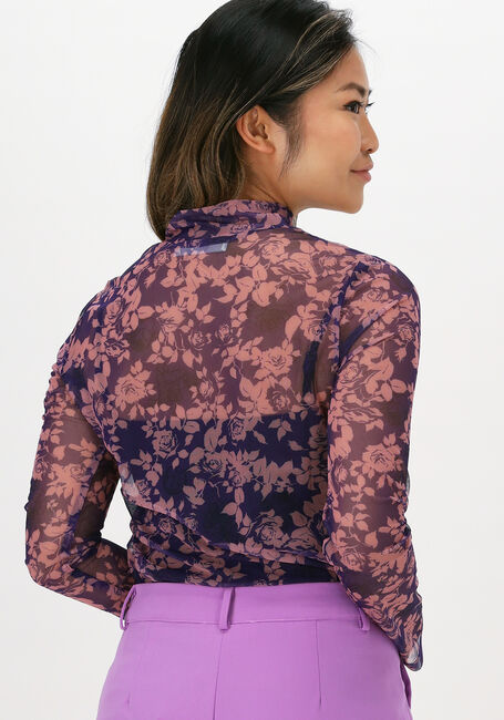 Paarse CO'COUTURE Top MAUVE MESH - large