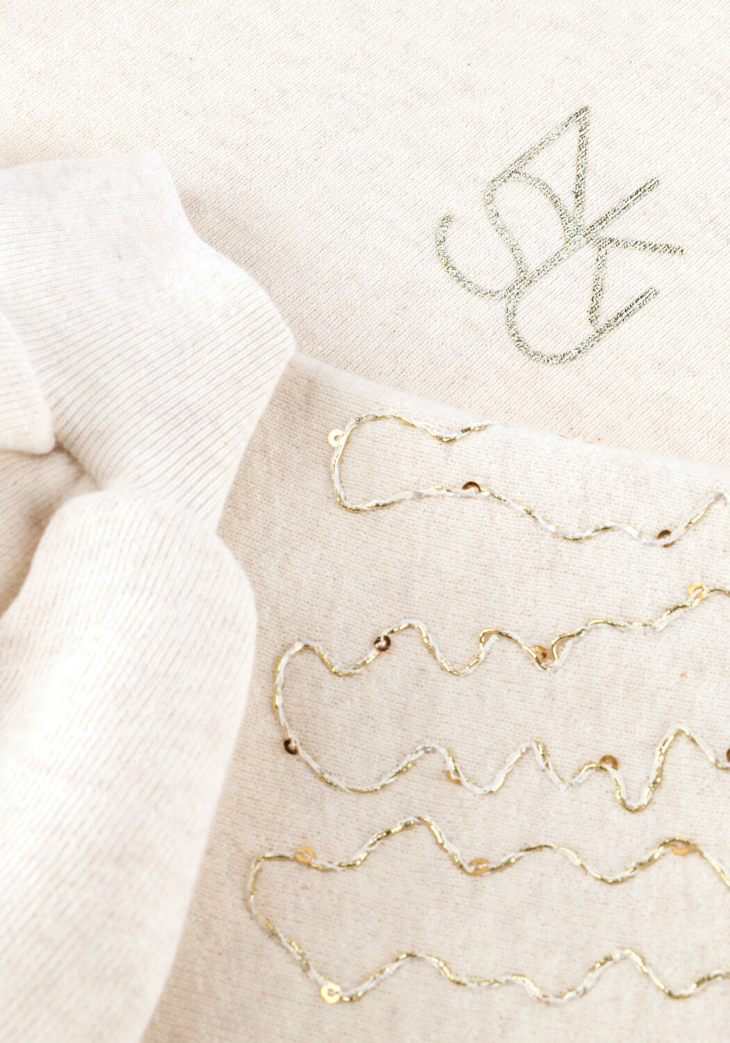 NUKUS Pull RAMI PULLOVER Cr&egrave;me - large