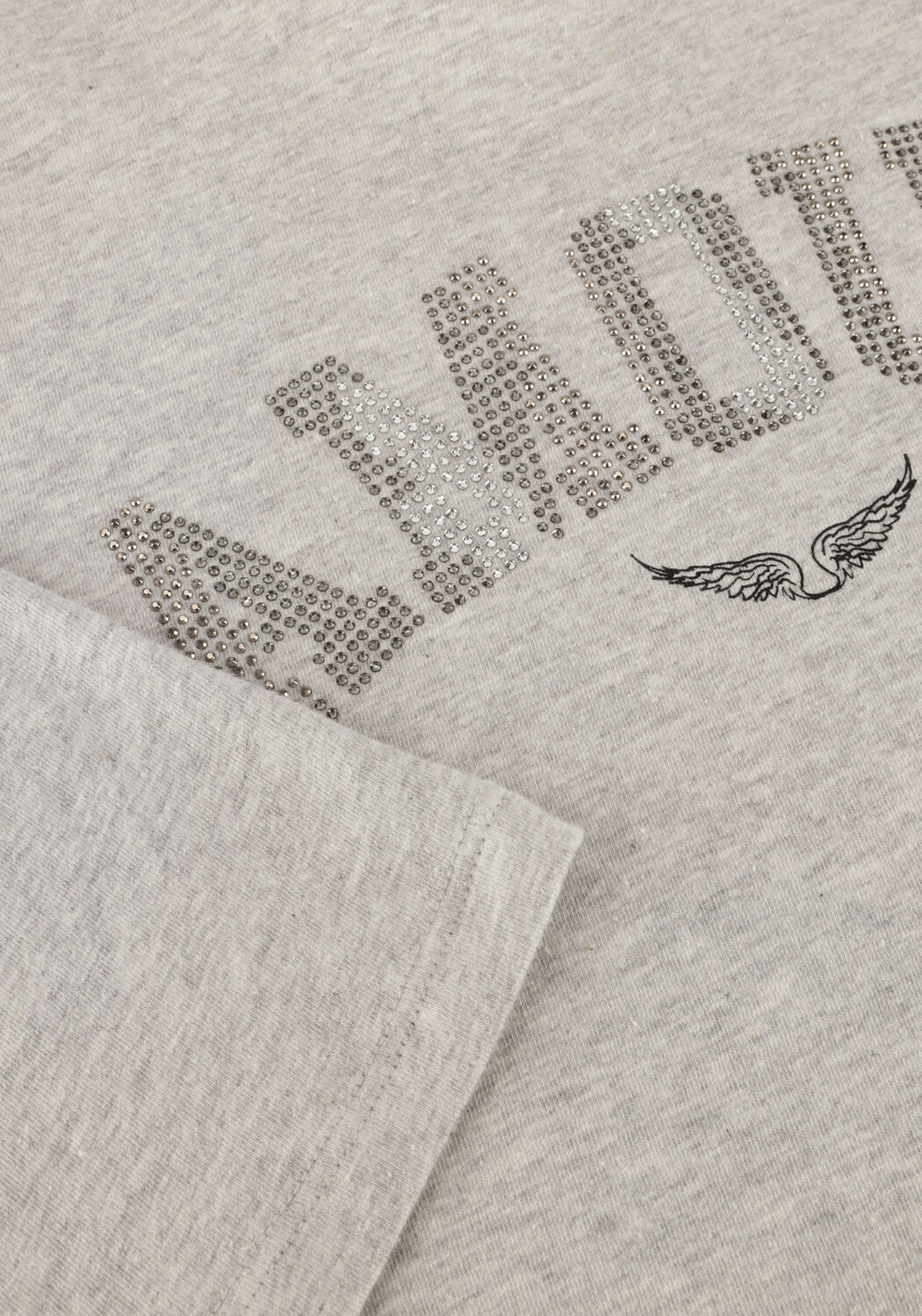 ZADIG & VOLTAIRE T-shirt X60319 Gris clair - large