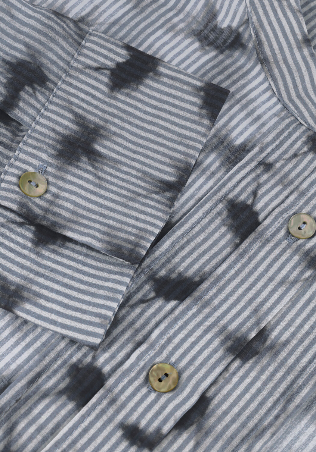 Blauwe SUMMUM  BLOUSE TIE DYE STRIPE - large