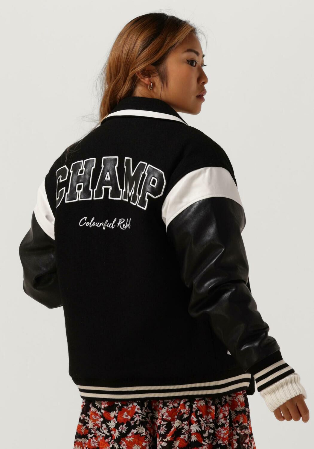 Colourful rebel baseball jacket sale