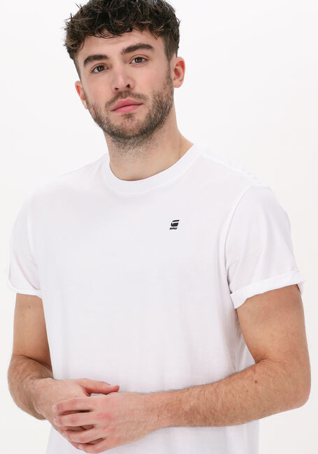 G-STAR RAW T-shirt LASH R T S/S en blanc - large