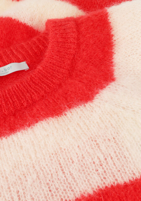 Rode BY-BAR Trui SIAN STRIPE PULLOVER Rode BY-BAR Trui SIAN STRIPE PULLOVER - large