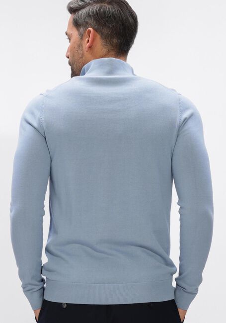 SAINT STEVE Pull CAS Bleu clair - large