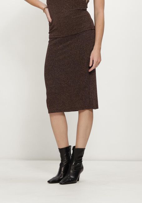 Bruine SELECTED WOMEN Minirok SLWNORI MW KNEE SKIRT - large