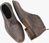 FLORIS VAN BOMMEL SFM-50143 Chaussures à lacets en taupe - medium