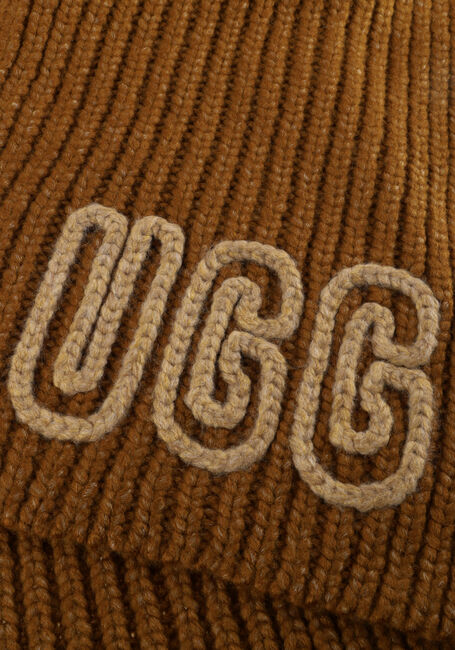 UGG U CHUNKY CRAFTED RIB SCARF Foulard en camel - large