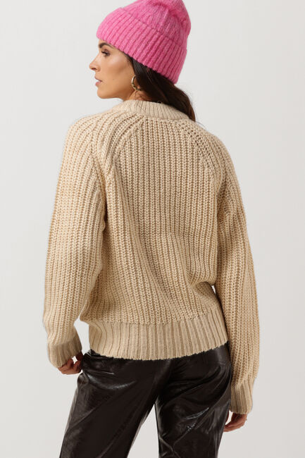 Beige OBJECT Trui JAMALIA L/S KNIT - large