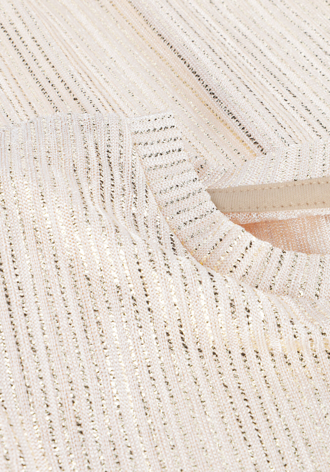 NUKUS Haut BABETTE TOP en or - large