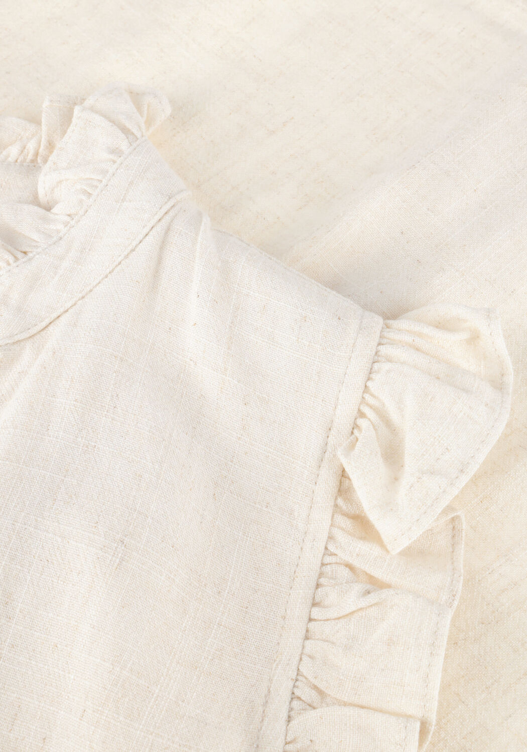 SELECTED WOMEN Haut SLFVIVA SL RUFFLE TOP &Eacute;cru - large