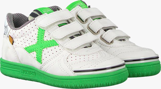 Witte MUNICH Lage sneakers G3 VELCRO - large