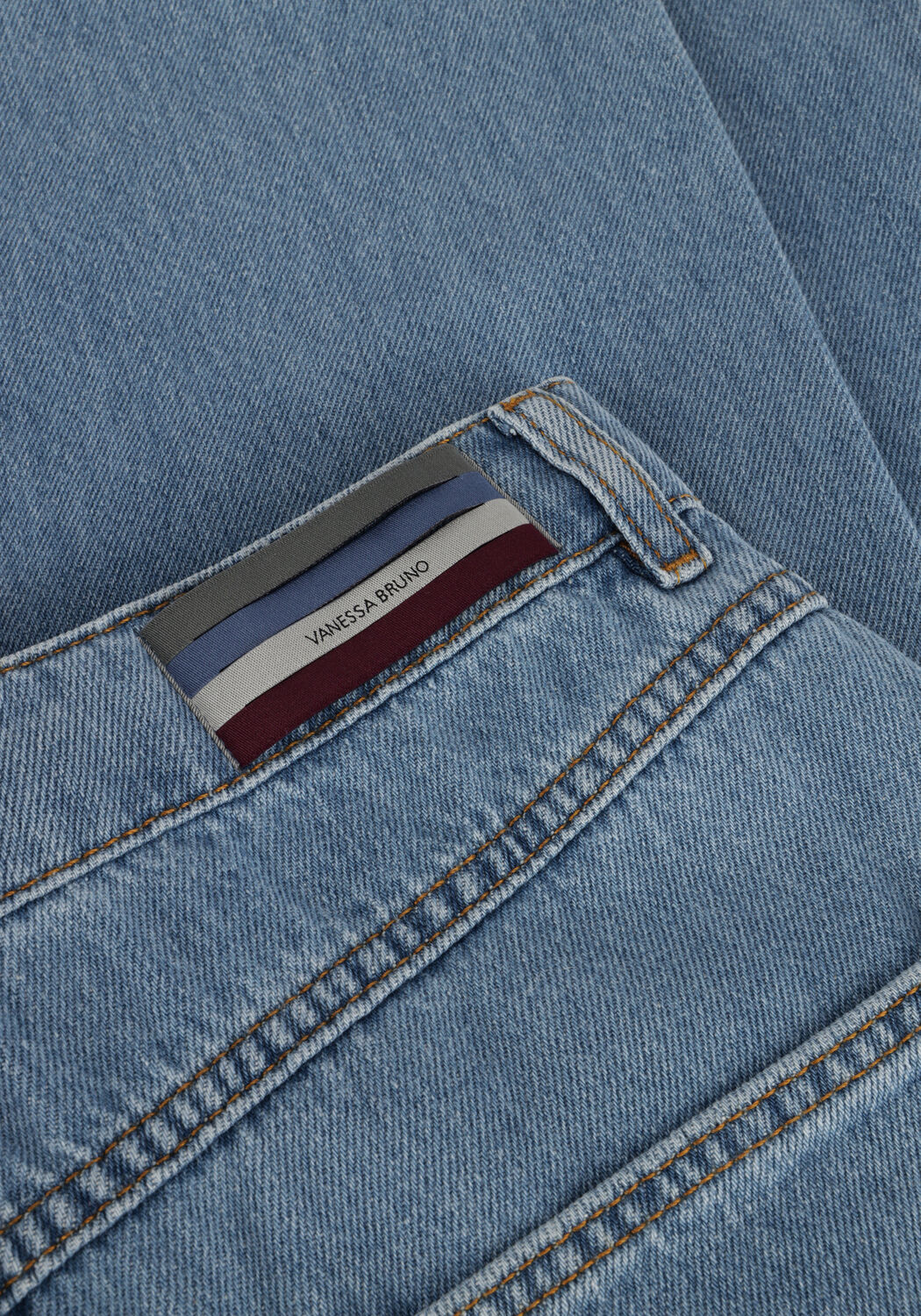 Blauwe VANESSA BRUNO Wide jeans BILBAO - large