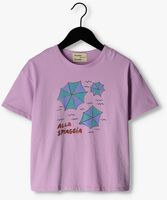 Paarse WANDER & WONDER T-shirt GO TO BEACH TEE - medium
