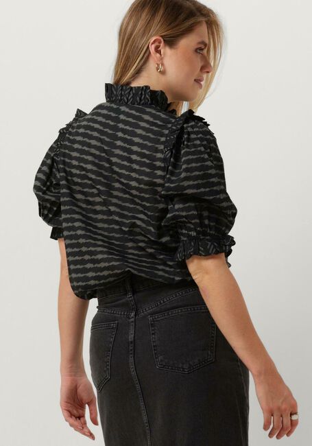 NEO NOIR CHACHA GRAPHIC BLOUSE Blouses en noir - large