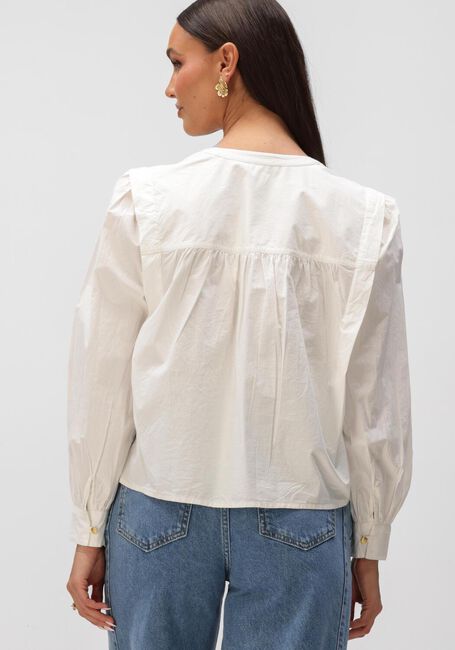 Witte BY-BAR  SOOF EMBROIDERY BLOUSE - large