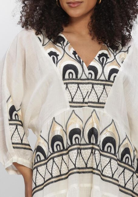 GREEK ARCHAIC KORI Robe maxi S26K-4033201 &Eacute;cru - large