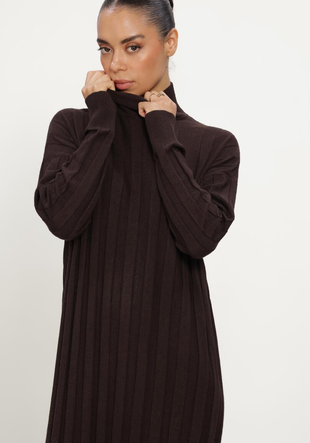 INWEAR Robe maxi TESSIW KELLSIE DRESS en marron - large