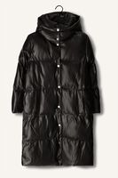 GUESS Veste en cuir EMILIE LONG JACKET en noir GUESS Veste en cuir EMILIE LONG JACKET en noir - medium