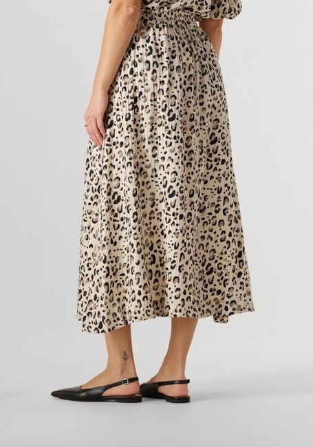 MSCH COPENHAGEN Jupe midi MSCHALYONA VLORA SKIRT AOP en beige - large