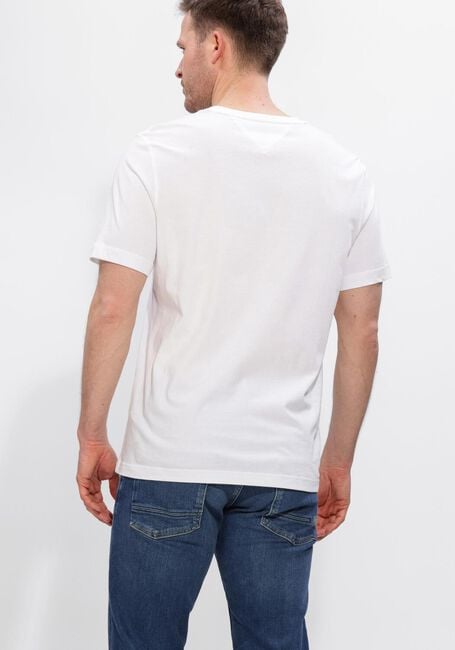 Witte TOMMY HILFIGER T-shirt BRAND LOVE TEXT STACK TEE - large