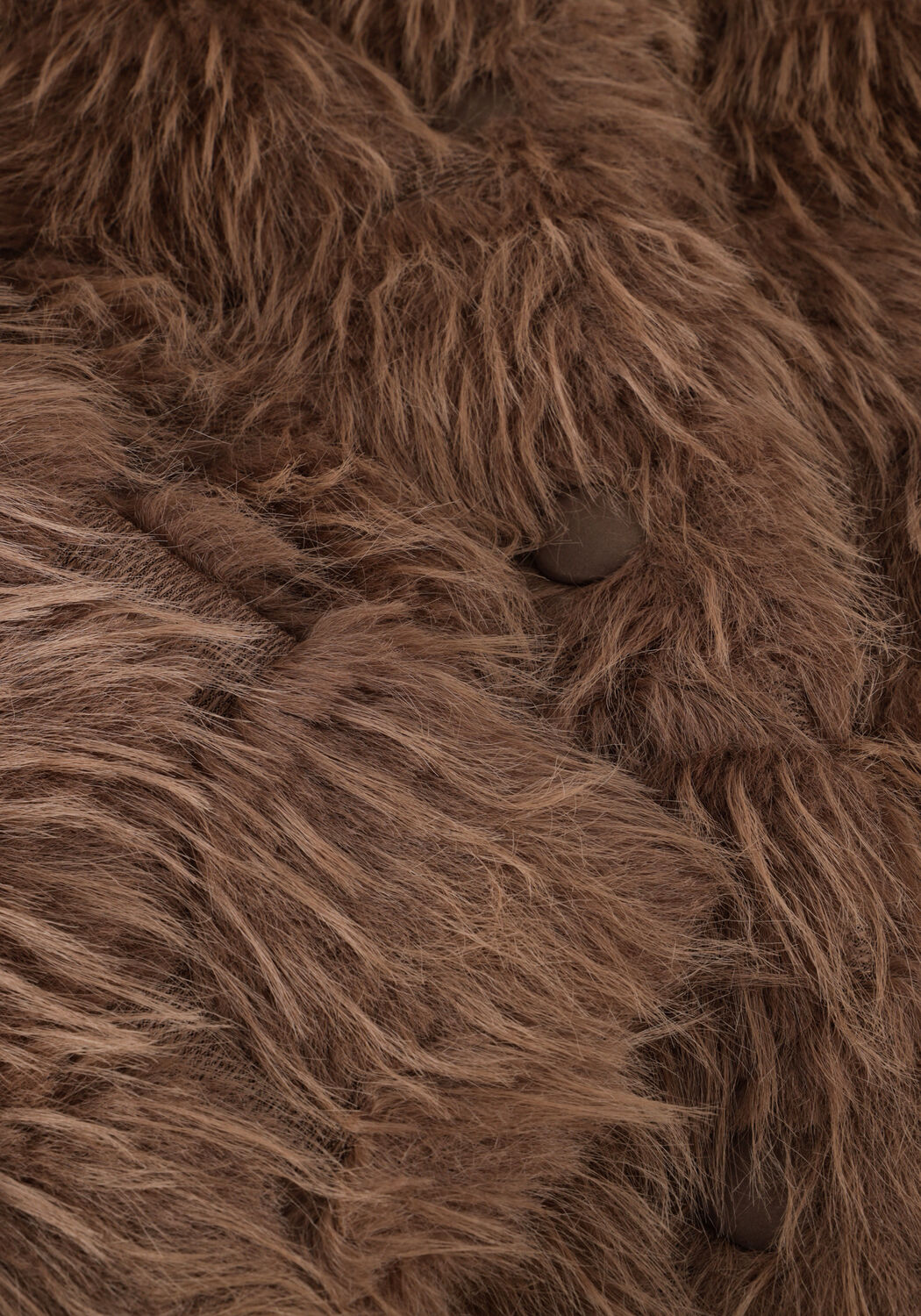 AIMEE THE LABEL Manteau en fausse fourrure WILLEM en marron - large