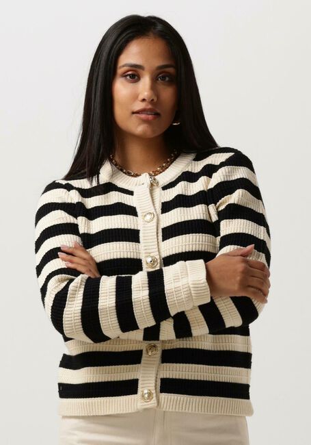 Y.A.S. Gilet YASSIRIKA LS KNIT CARDIGAN en beige - large